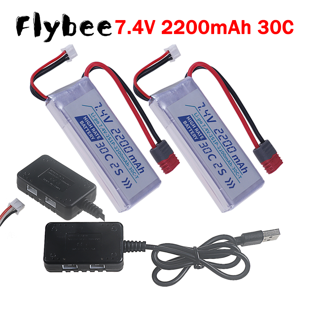Rc Hobby Vehicles - Аккумулятор LiPo T-Plug высокотоковый 30C 2200